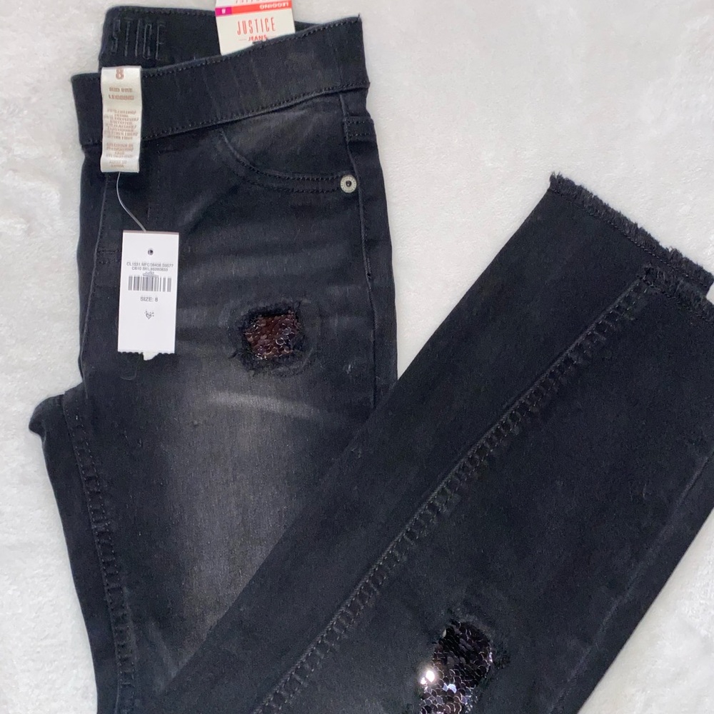 Girls Justice jeans size 8